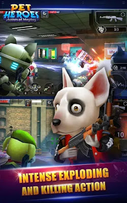 Action of Mayday Pet Heroes MOD APK