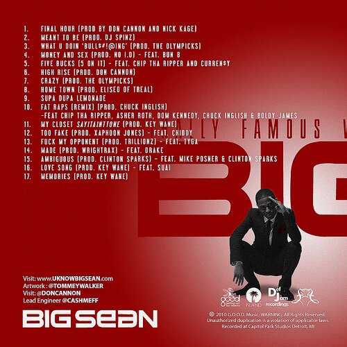 album big sean finally famous 3. Big Sean – Finally Famous