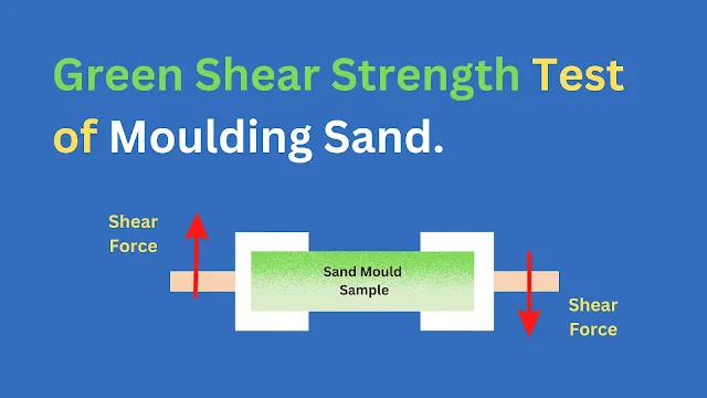 Green shear strength of moulding sand
