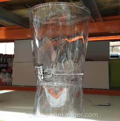 Easily grab a drink with the CreativeWare Acrylic Beverage Dispenser