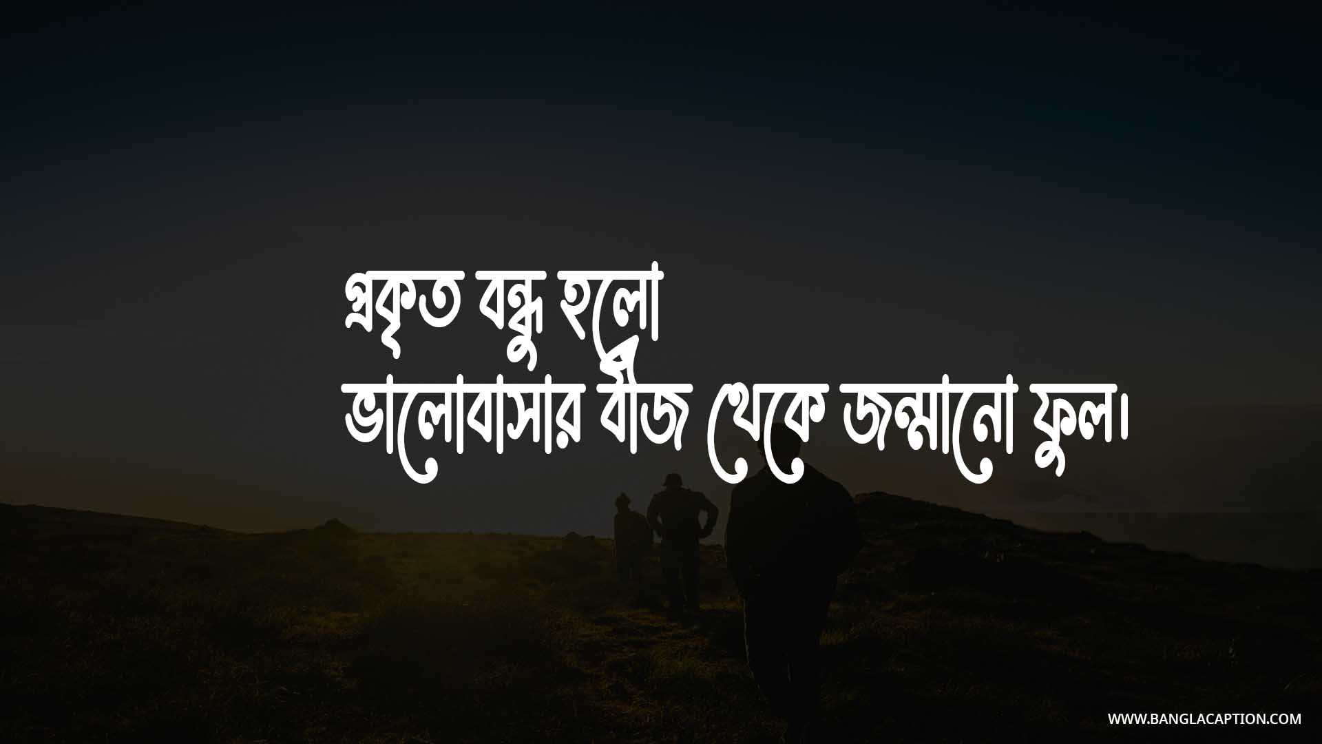 বন্ধুত্ব নিয়ে ফেসবুক ক্যাপশন/Best Friend Status In Bengali