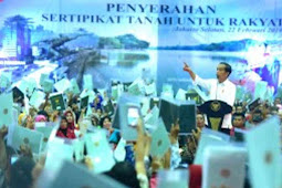 Jokowi Tetap Lanjutkan Program Bagi Sertifikat Tanah Rakyat