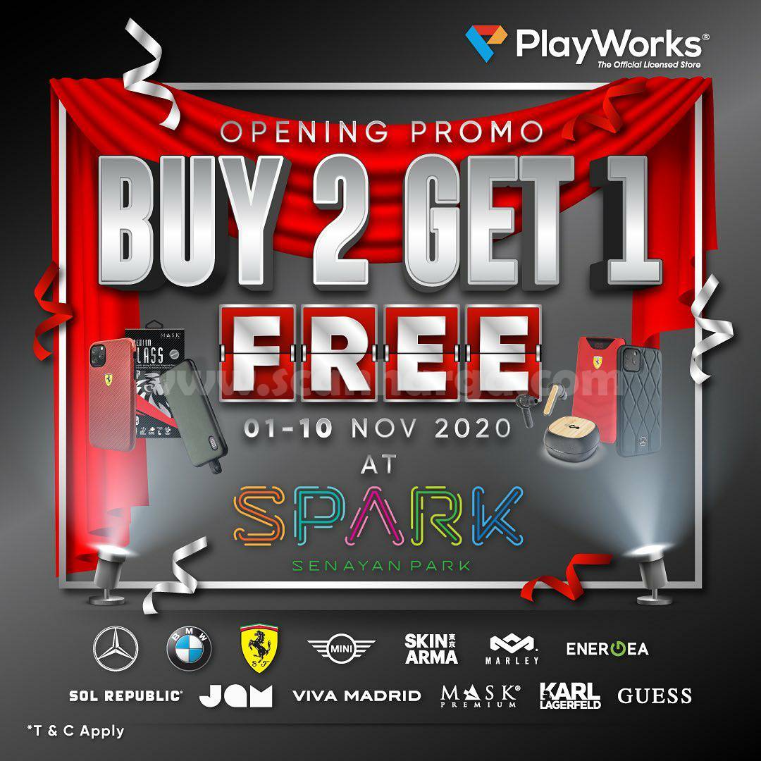 SPARK Opening Promo Buy 2 Get 1 Free at Senayan Park