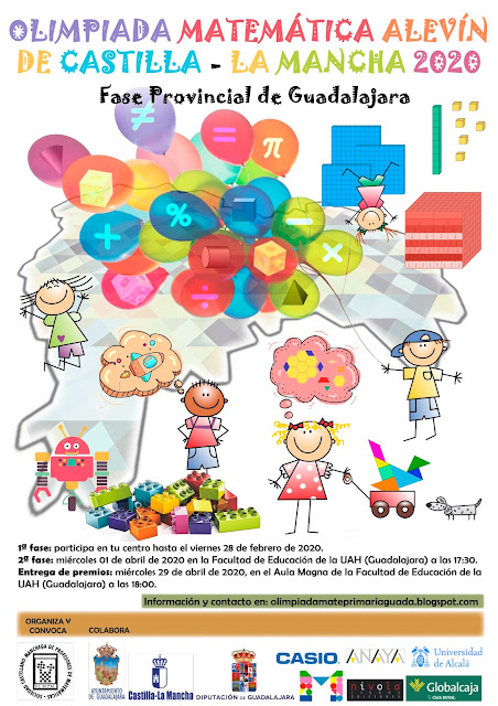  Cartel anunciador Olimpiada Matemática Alevín 2020