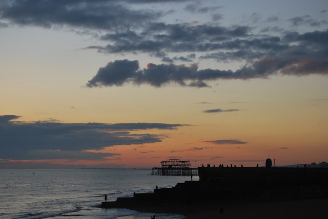 Brighton Pier murmuration 2016, photo by modern bric a brac