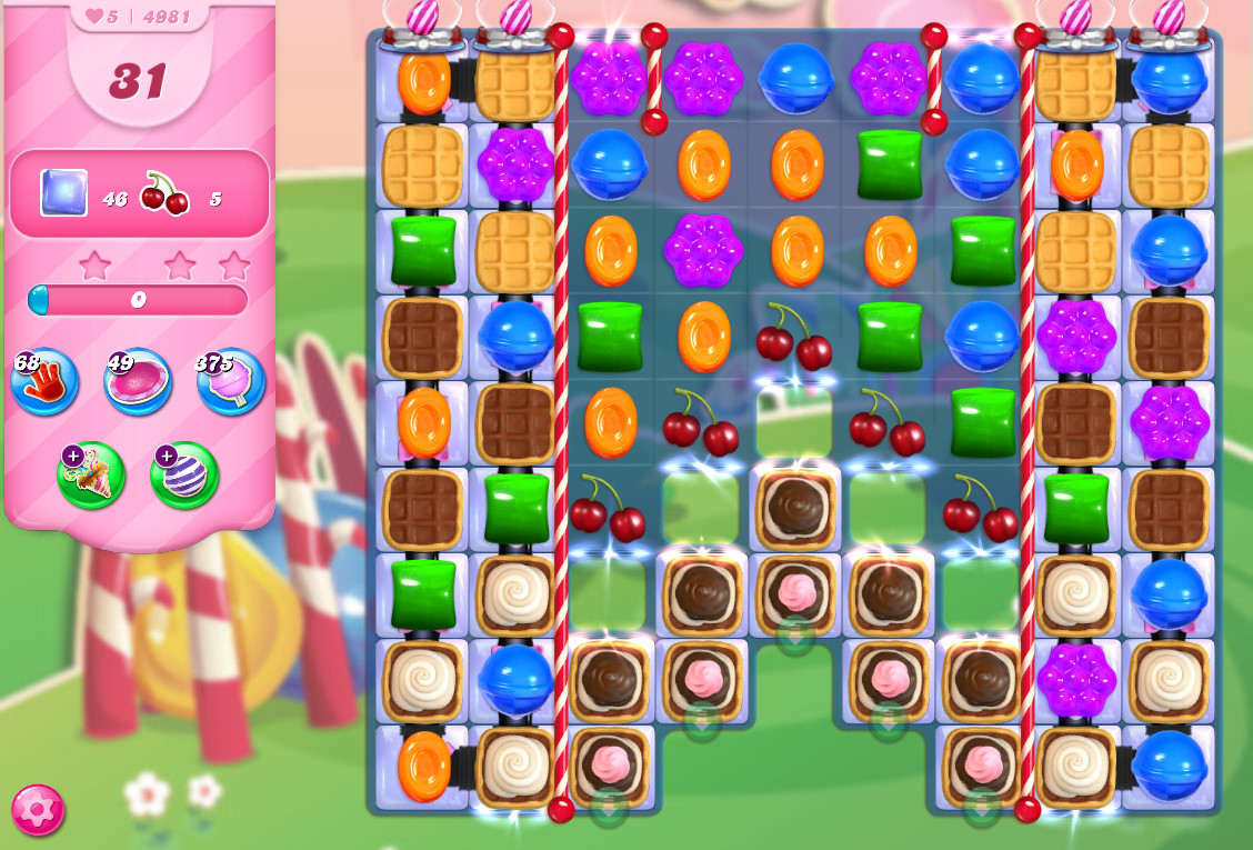 Candy Crush Saga level 4981