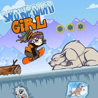 Jogue Snowboard Girl grátis jogo de corrida Arcadeflix