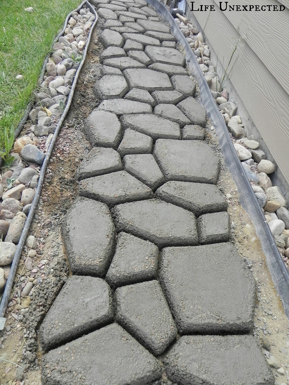 Concrete stepping stone molds diy california