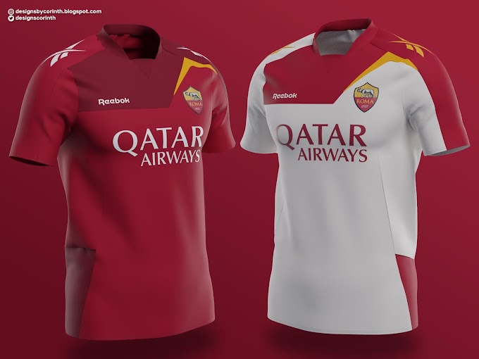 Roma × Reebok - Home and Away Shirts