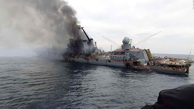 Inexplicada explosão afundou a nave insignia e jóia da Marinha russa
