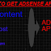 How to get approve in the google adsense