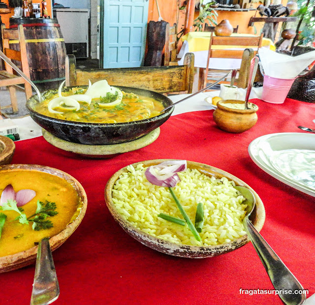 Restaurante Caminho do Rio Vila do Diogo na Bahia