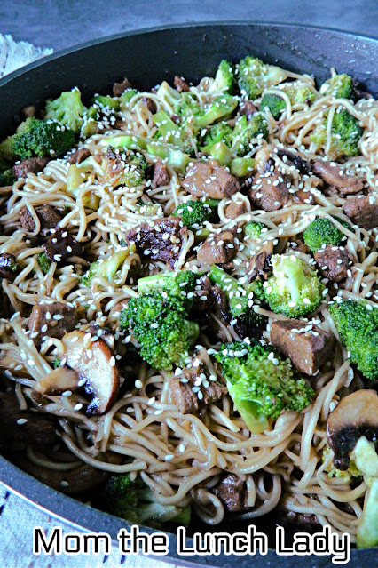 Broccoli Beef Ramen Stir Fry