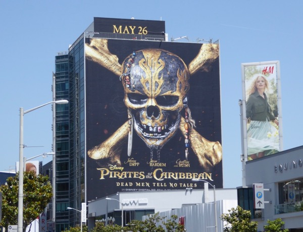 Pirates of the Caribbean Dead Men billboard