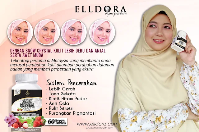 Kunyah-kunyah terus cantik dengan Snow Crystal