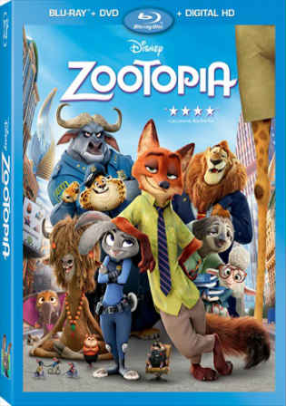 Zootopia 2016 BluRay 800MB Hindi Dual Audio 720p