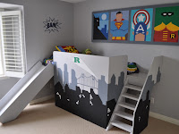 boys superhero bedroom