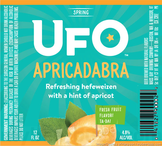 Harpoon Adding UFO Apricadabra Cans & Bottles