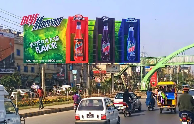 DewMocracy OOH Branding Islamabad by Arrows Advertising 