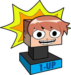 Scott Pilgrim 1UP Papercraft