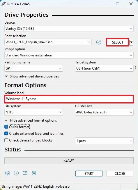 rufus bypass windows 11 hardware restrictions