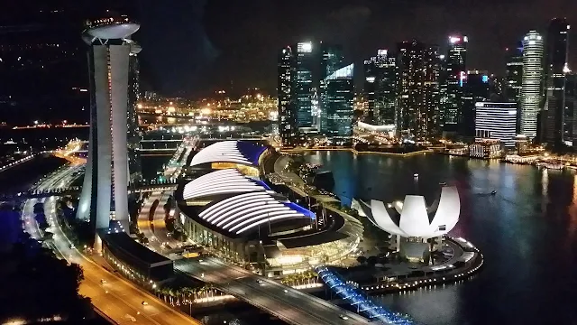 濱海灣金沙酒店夜景