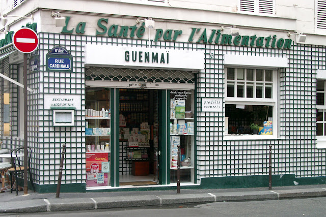 Guenmaï, la santé par l'alimentation, Restaurant, salon de the, Rue Cardinale, Quartier Saint-Germain-des-Prés, 6th arrondissement, Paris