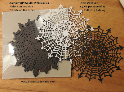 Stampin'UP! Spider Web Doilies