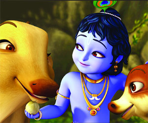 Little Krishna cartoon