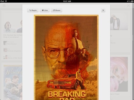 Pinterest iPad app
