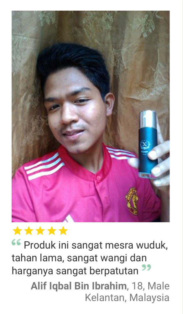 testimoni perfume dexandra