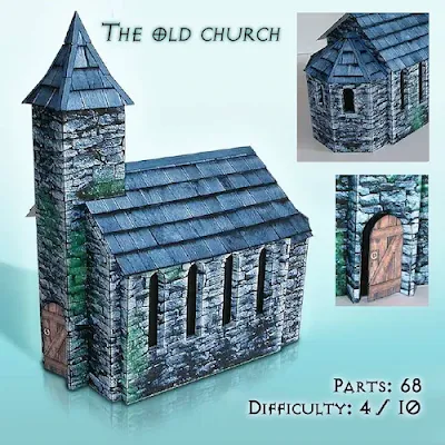 Old Kirk Bastelbogen