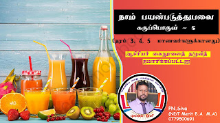 தரம் 3,4,5 கருப்பொருள் - நாம் பயன்படுத்துபவை தயாரிப்பு - ஆசிரியர் பி.என். சிவா, புலமை ஒளி பிடிஎப் - 