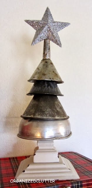 Rustic Funnel Christmas Trees 