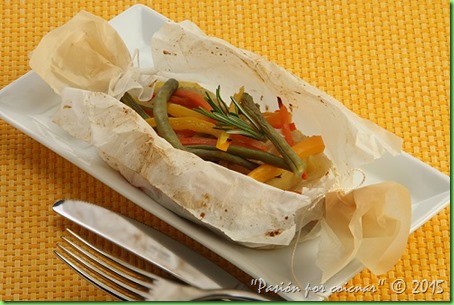 PATATAS AL VAPOR EN PAPILLOTE