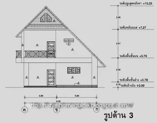 บ้านสองชั้น  3ห้องนอน 3ห้องน้ำ แบบบ้านกระเบื้องพรีม่า [08]