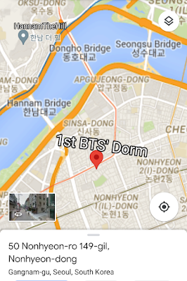 First BTS dorm location