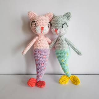 PATRON GRATIS GATO SIRENA AMIGURUMI 30537