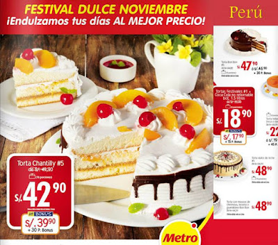 tortas de oferta de metro 11-2015