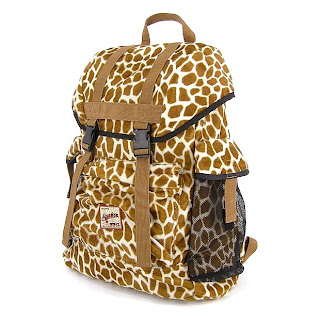 devilock giraffe print backpack