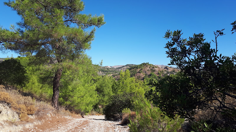 Walking along the valley between the rivers