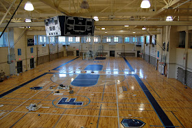 the gymnasium at the new Franklin High School