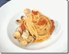 Trenette ai lupini con ricci di mare