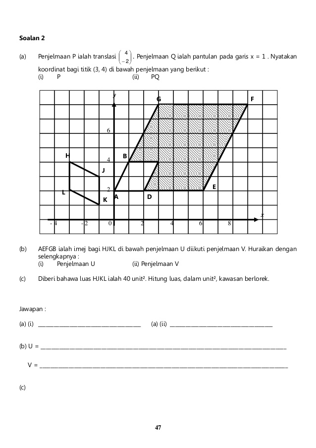 Matematik Moden SPM 2016: Penjelmaan Tg5