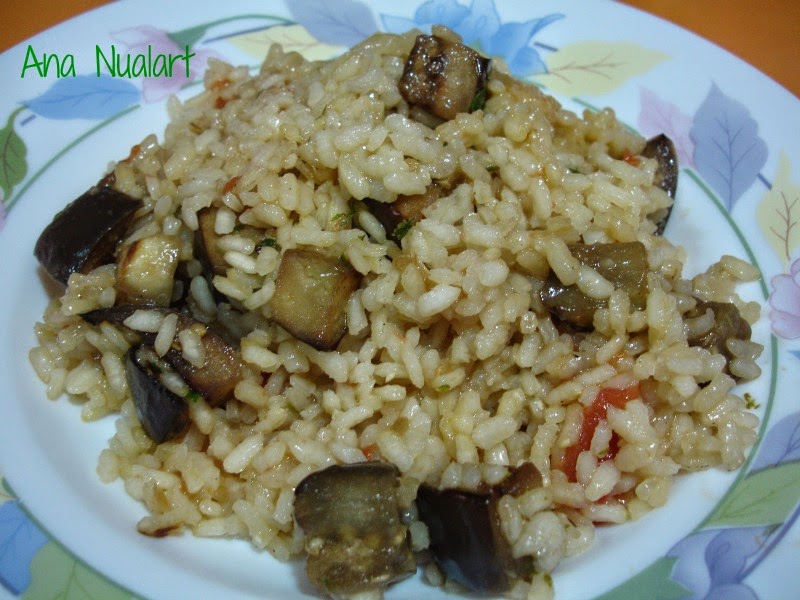 Delicioso arroz estilo griego, sin utilizar carne