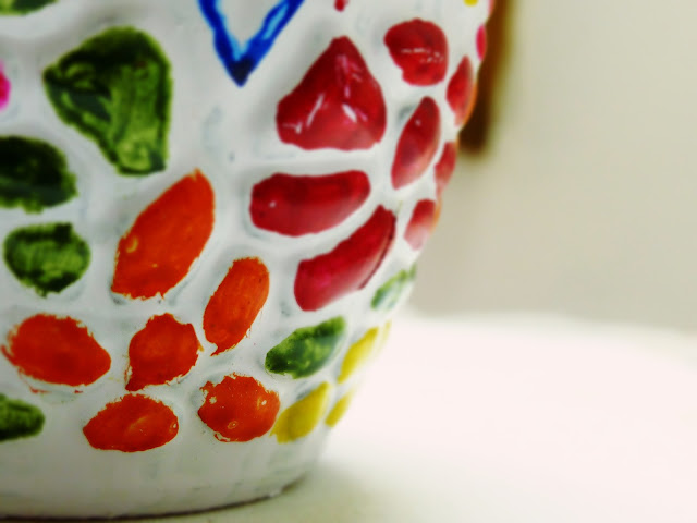 Handpainted Flower Vase