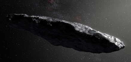 ilustração do objeto 'Oumuamua