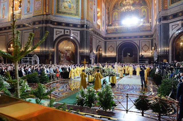 Christmas in the Cathedral of Christ the Savior