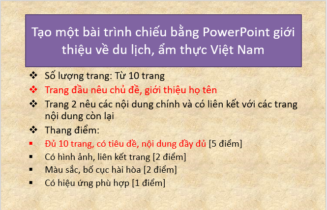 KIỂM TRA TX TIN HỌC 9 LẦN 5
