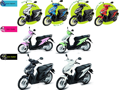 modifikasi honda beat, memilih warna honda beat